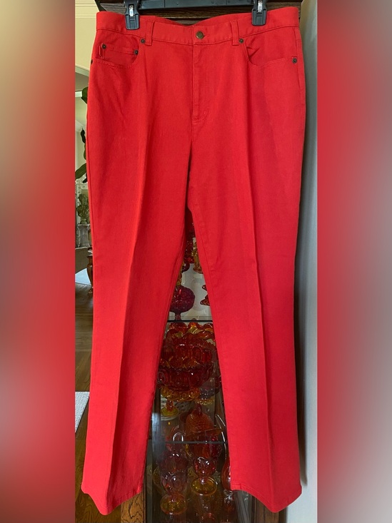 Polo Ralph Lauren Denim - Polo by Ralph Lauren Women’s Red Straight-Leg Jeans 14 Like New!